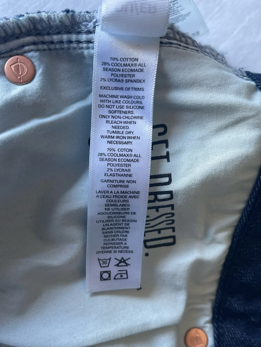 NWT DU/ER Women’s Performance Denim Slim Straight Nostalgia Tone Size W28 L32 - Picture 12 of 15